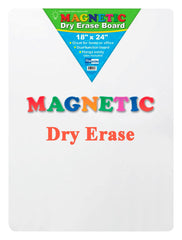 BOARD MAGNETIC DRY ERASE UNLINED 18X24 EACH