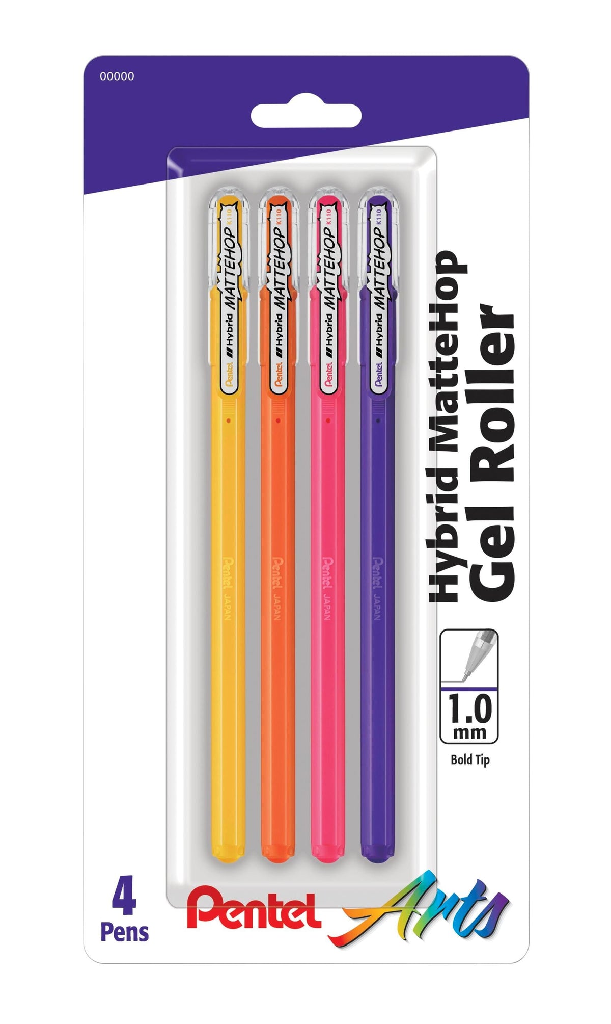 PENS PENTEL GEL ROLLER FASHION SET OF 4