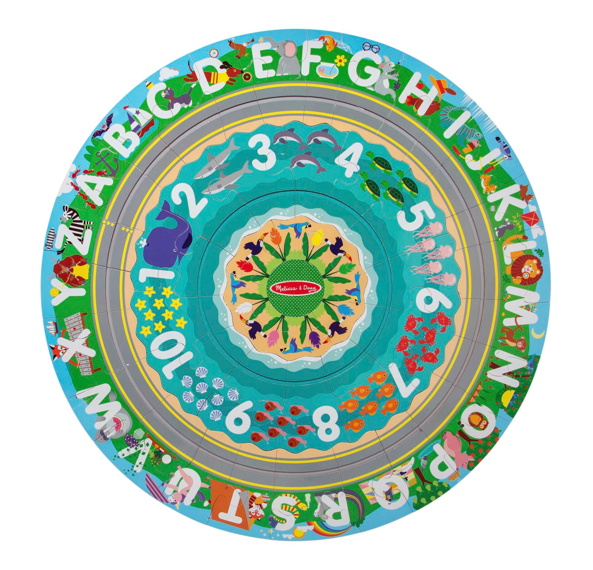 ROUND THE SHORE FLOOR PUZZLE AND PLAY SET