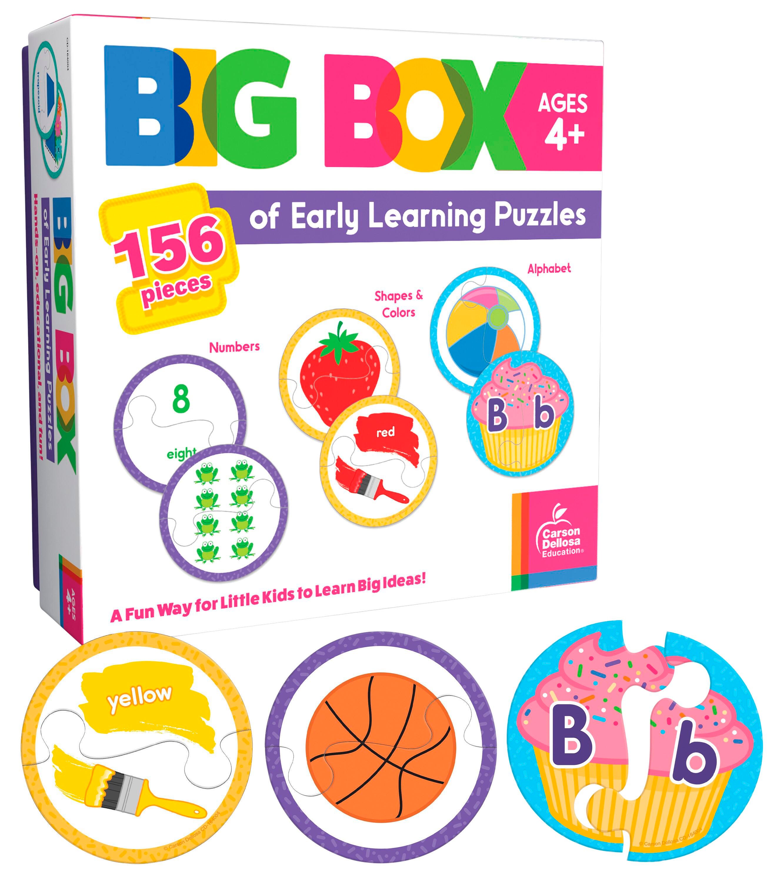BIG BOX OF EARLY LEARNING PUZZLES