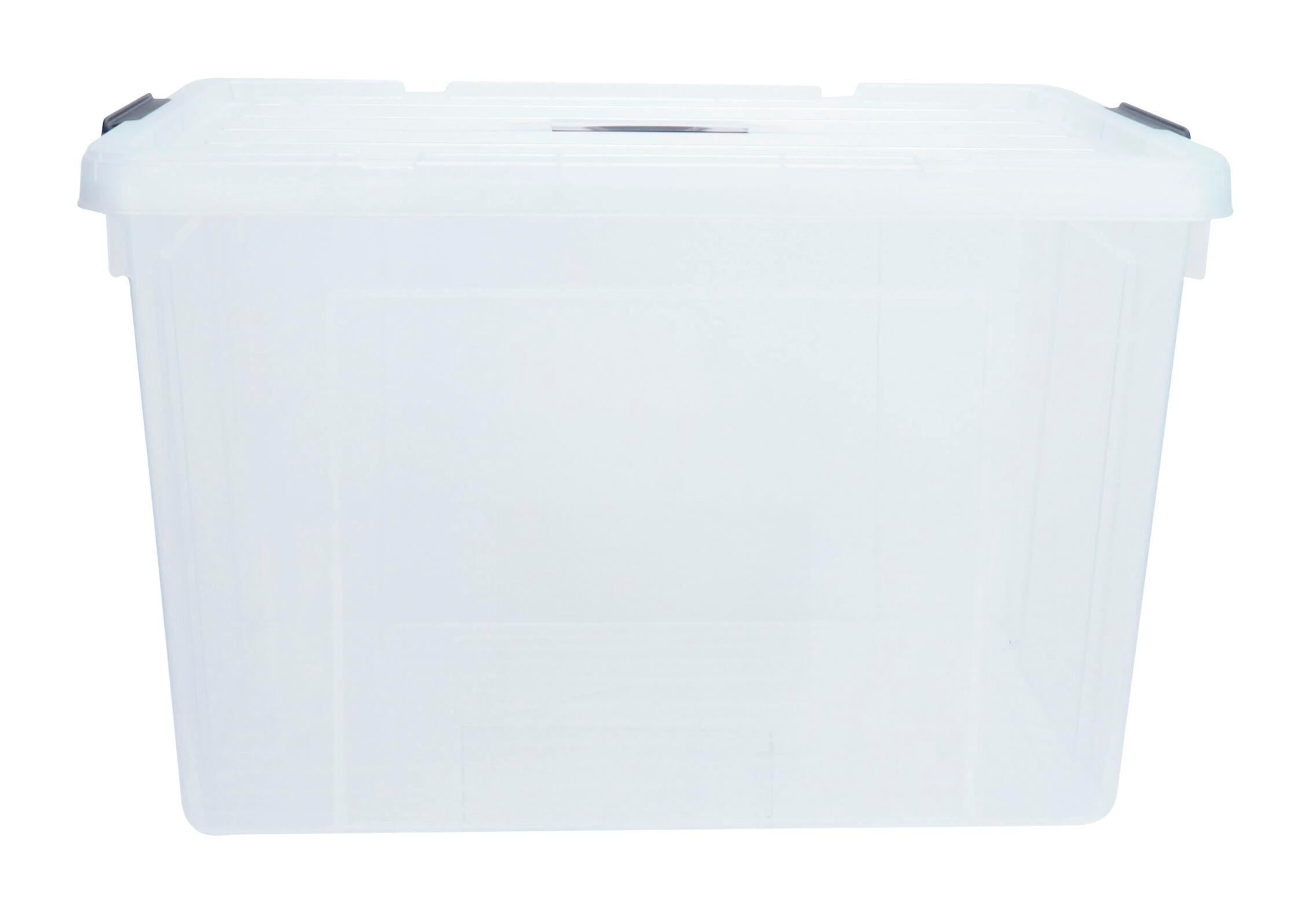SPACEXPERT XXL JUMBO STORAGE BIN WITH LID - 98 QT - CLEAR - EACH