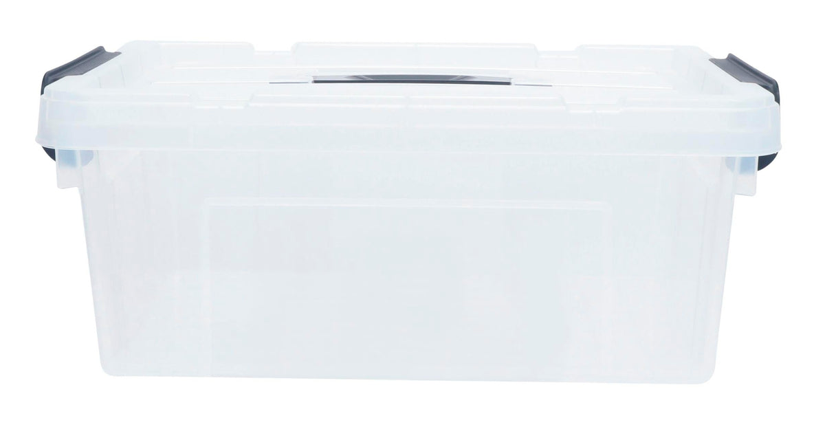 SPACEXPERT X SMALL STORAGE BIN WITH LID 15 QT - CLEAR - EACH