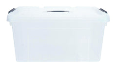 SPACEXPERT MEDIUM STORAGE BIN WITH LID 39 QT - CLEAR - EACH