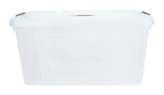 SPACEXPERT XL JUMBO STORAGE BIN WITH LID - 74 QT - CLEAR - EACH
