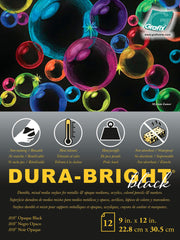 FILM DURA-BRIGHT PAD .010 BLACK 8.5X11 INCH 12 SHEETS