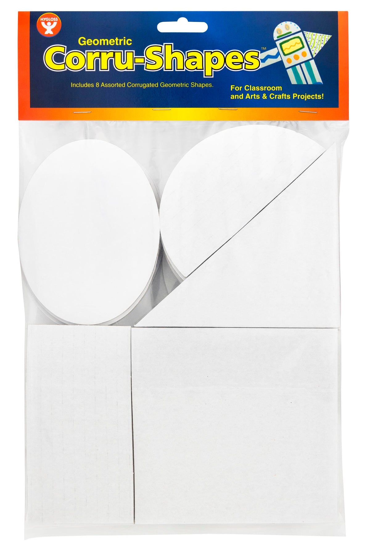 PAPER CORRU SHP 56 PC ASST