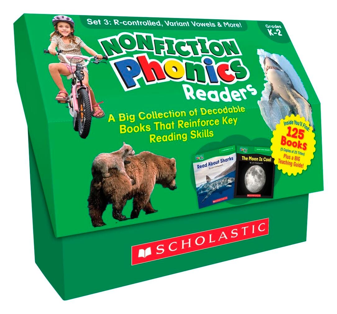 BOOKS NONFICTION PHONICS READERS R-CONTROLLED VARIENT VOWELS CLASS SET 3