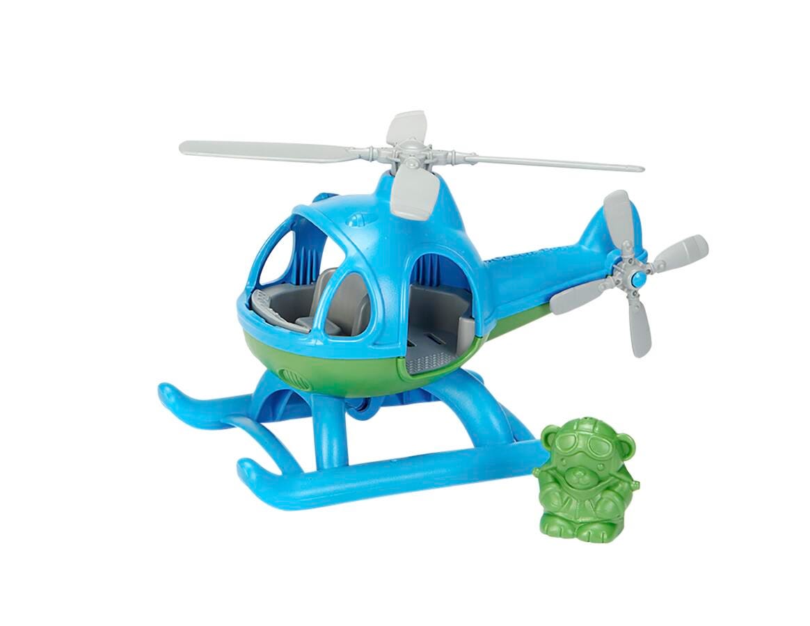 GREEN TOYS - HELICOPTER BLUE
