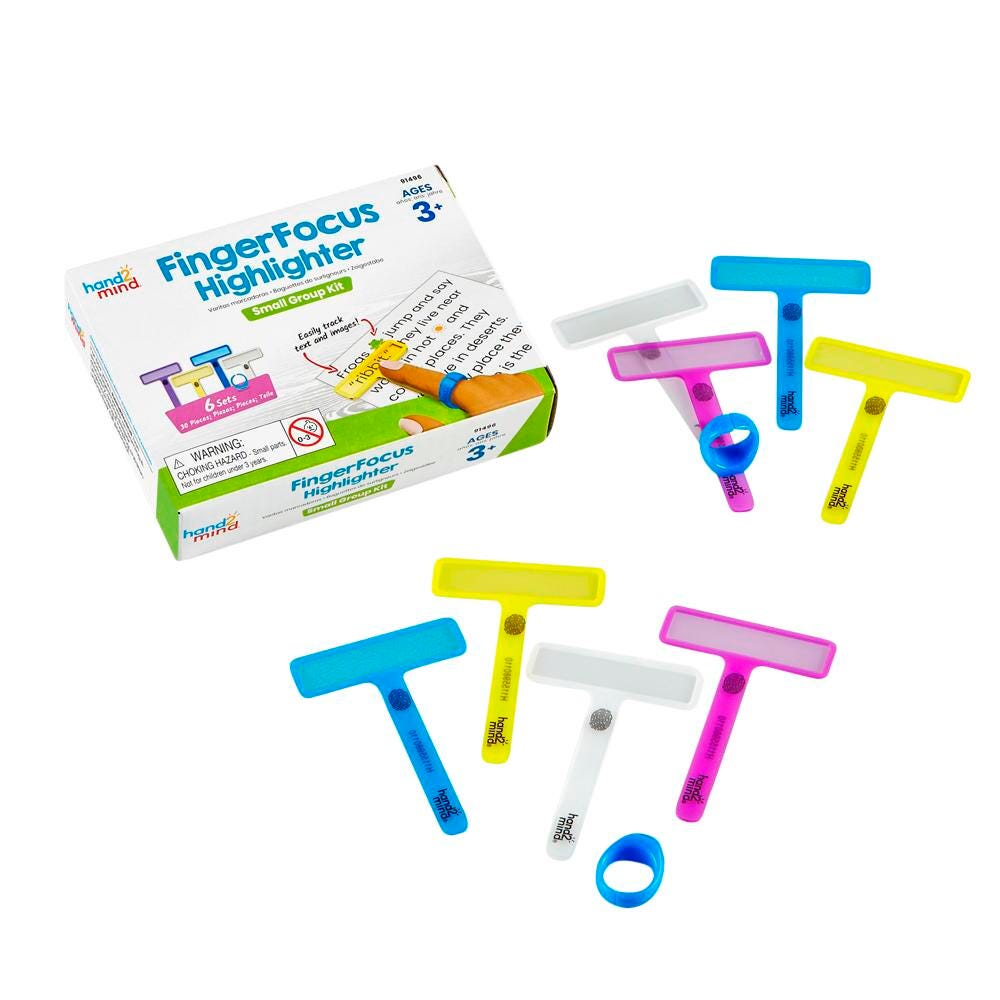 FINGERFOCUS HIGHLIGHTER SET OF 6