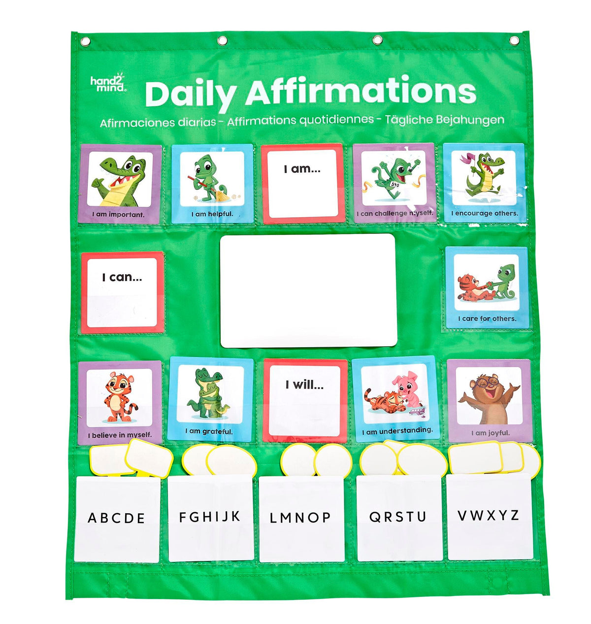 POCKET CHART DAILY AFFIRMATIONS