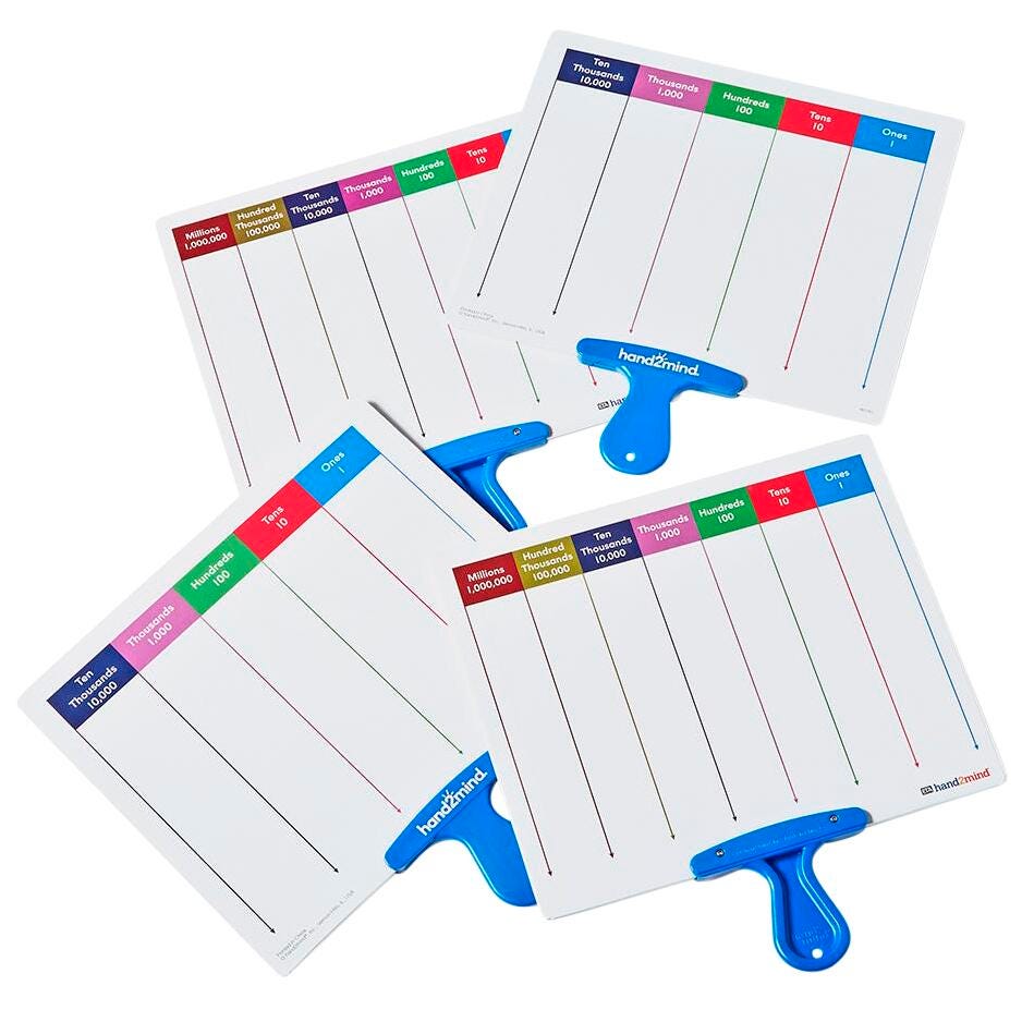 ANSWER BOARDS PLACE VALUE