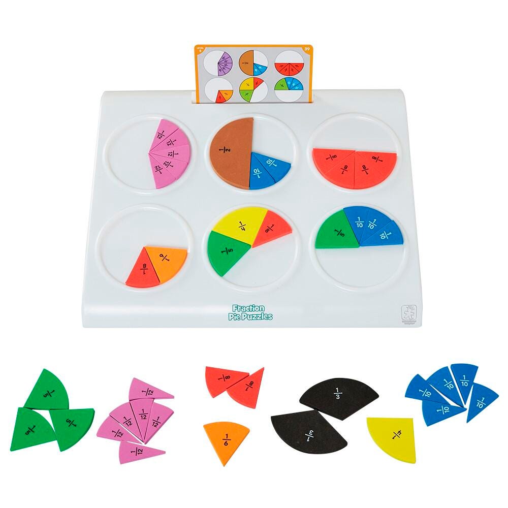 FRACTION PIE PUZZLES