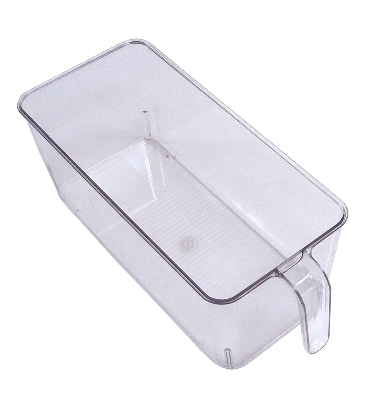 BIN SMALL WITH HANDLE CLEAR 4.5IN X 12IN X 5 IN EACH