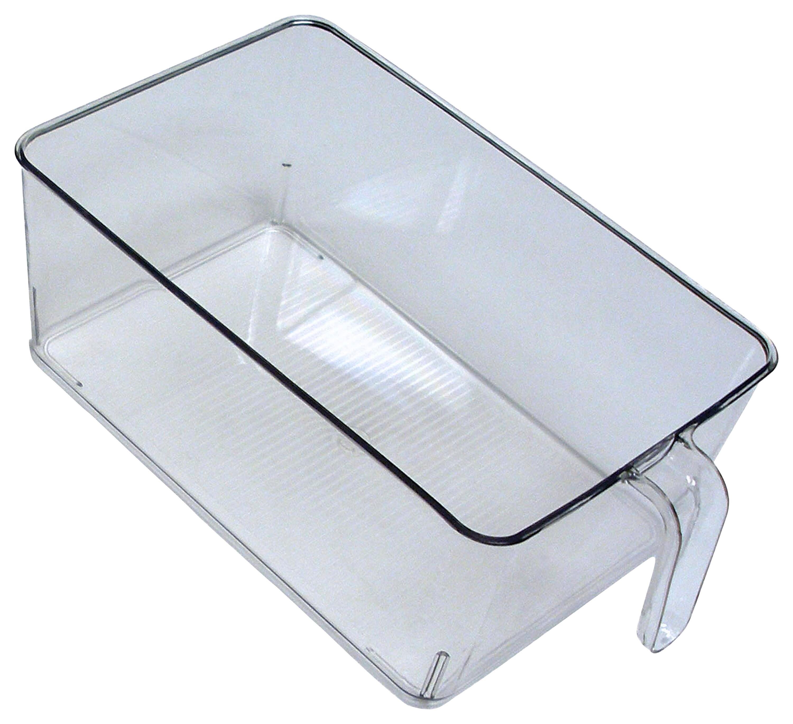 BIN LARGE WITH HANDLE CLEAR 4.5IN X 12IN X 7 IN EACH
