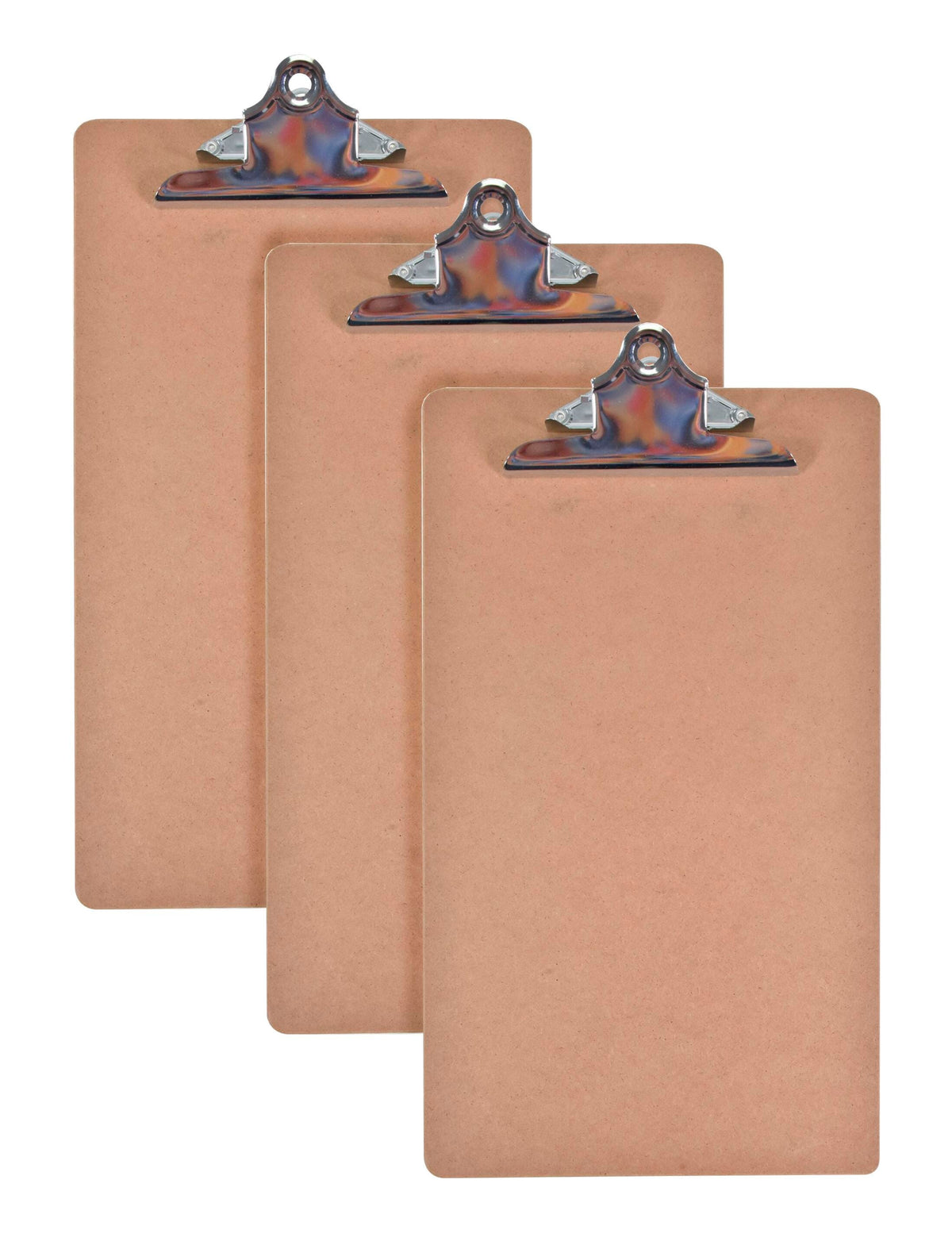 CLIPBOARD MASONITE 9X15.5 IN LEGAL - SCHOOL SMART - PACK OF 3