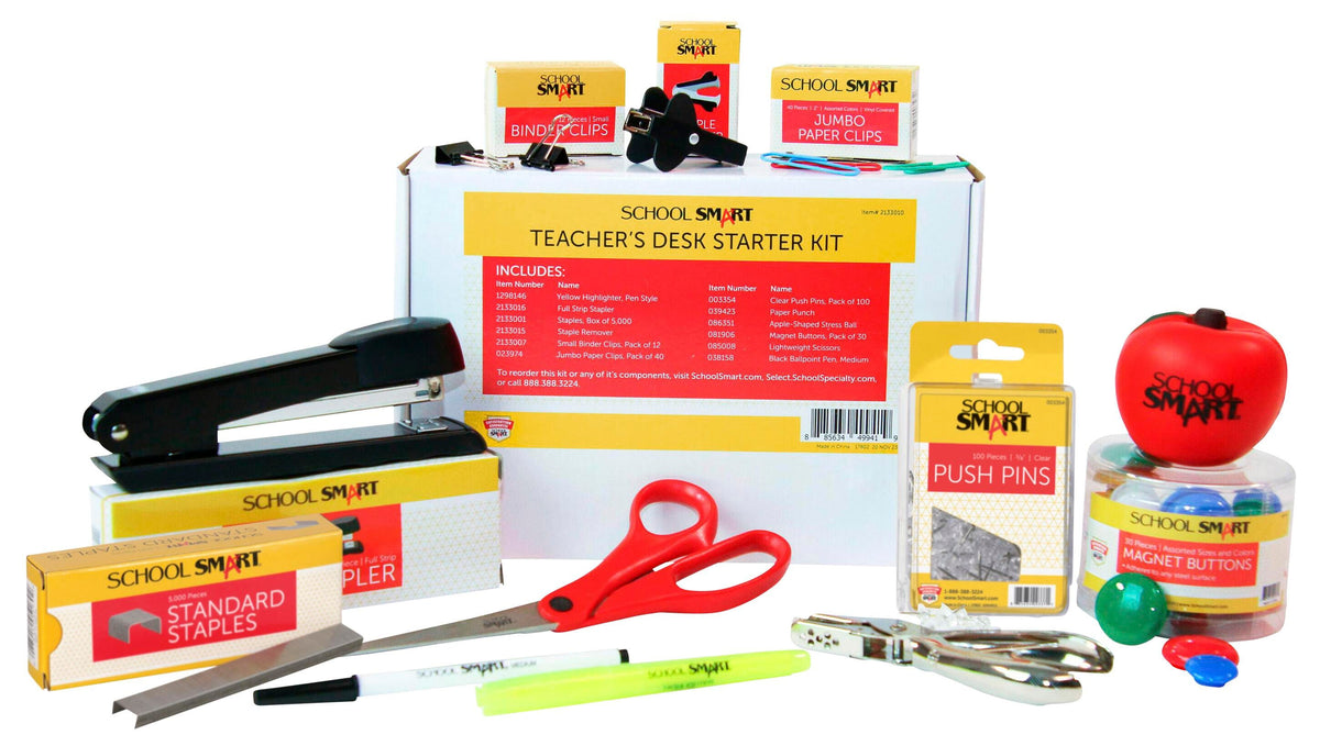 TEACHERS DESK STARTER KIT SCHOOL SMART