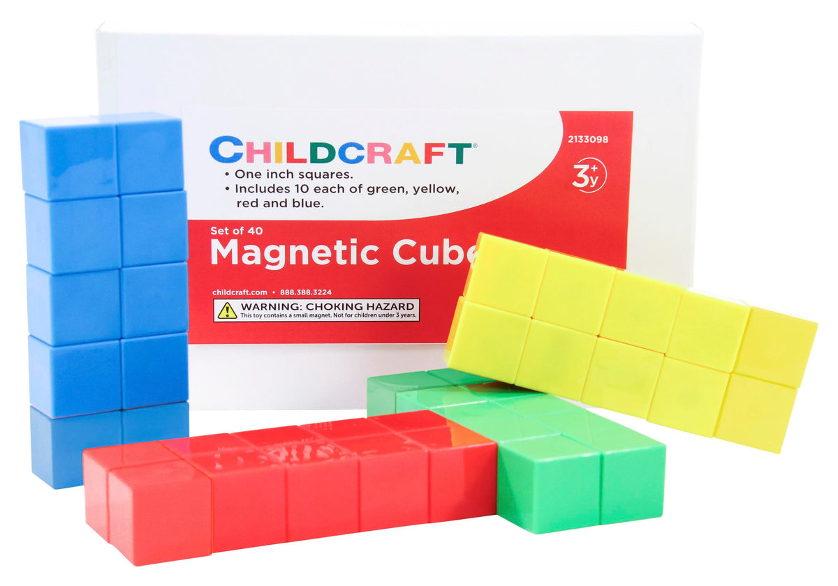 MAGNETIC CUBES SET OF 40