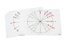 MATS WIPE-ON WIPE-OFF UNIT CIRCLES SET OF 10