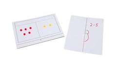 MATS WIPE-ON WIPE-OFF INTEGER OPERATIONS SET OF 10