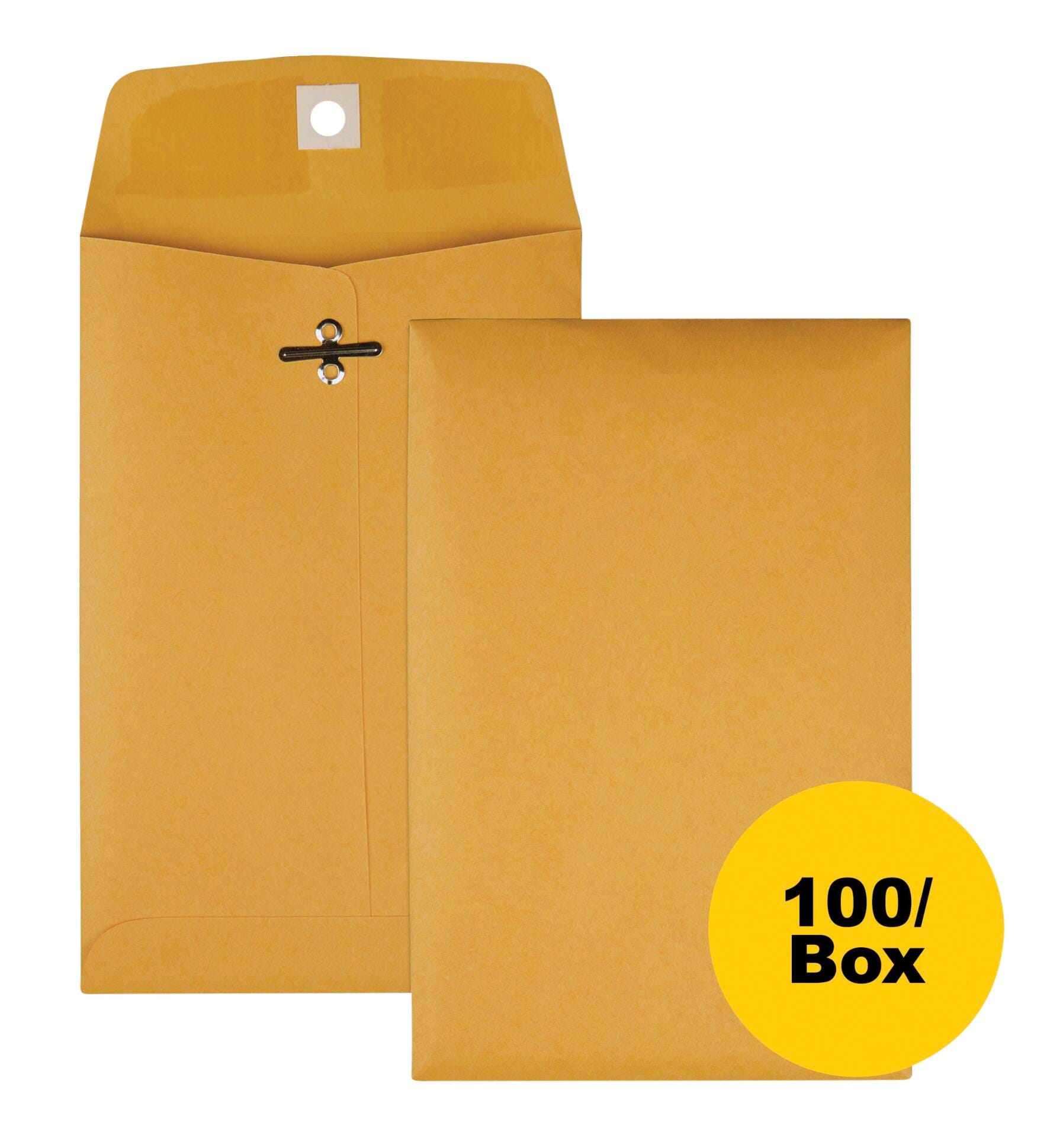 ENVELOPE CLASP 5X7.5 IN KRAFT BX OF 100