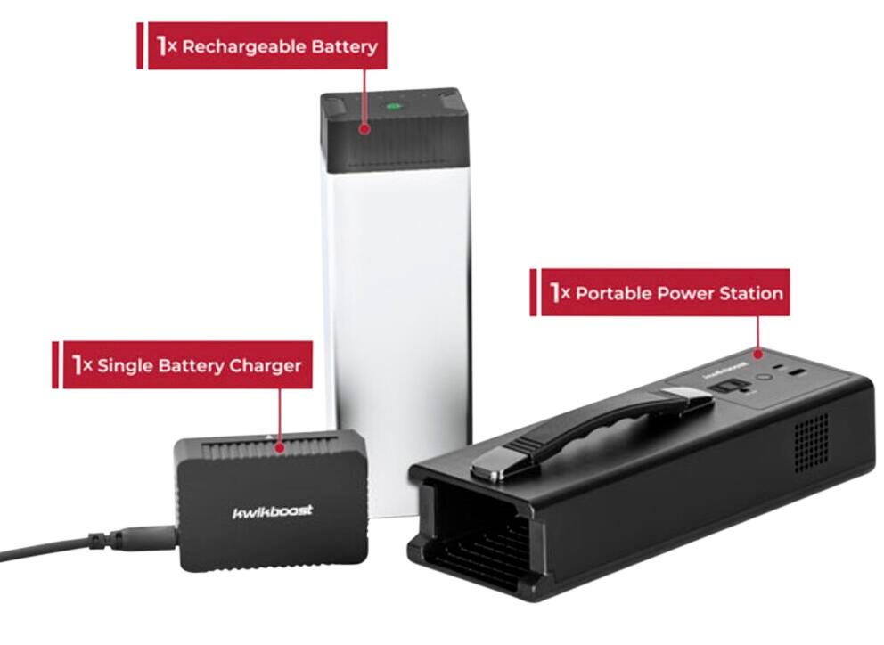 LUXOR - PERSONAL USE BUNDLE - KWIKBOOST EDGEPOWER PORTABLE POWER STATION