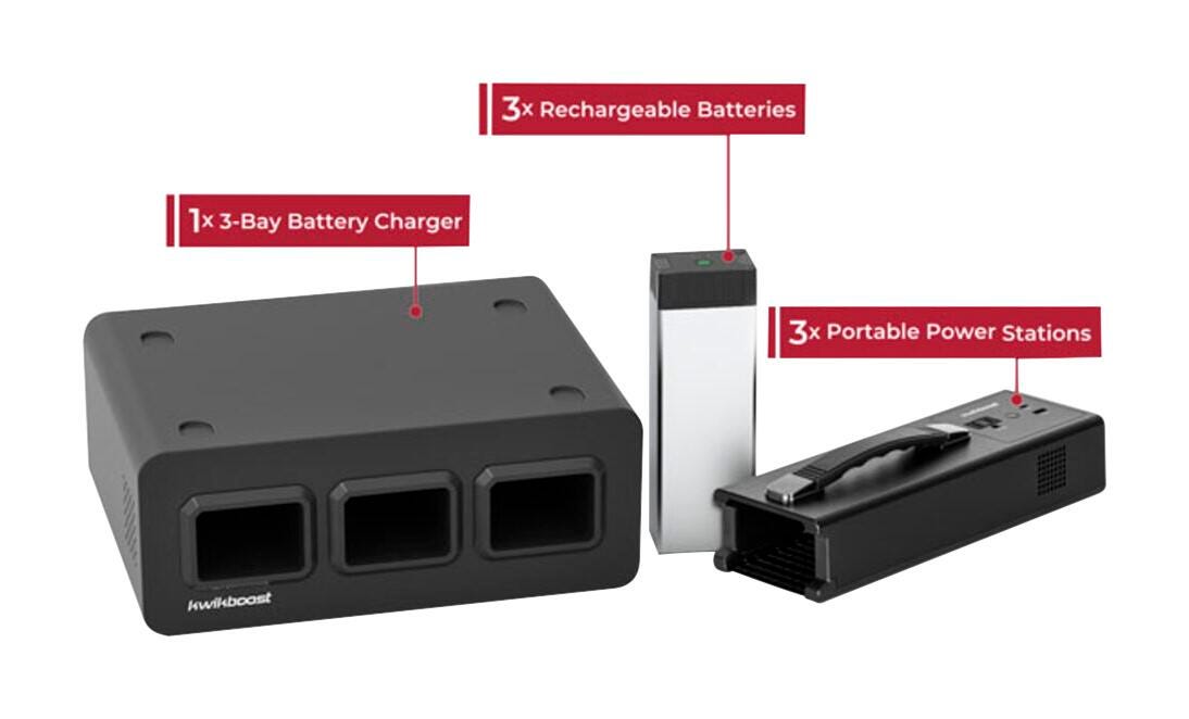 LUXOR - LIGHT USE BUNDLE - KWIKBOOST EDGEPOWER PORTABLE POWER STATION
