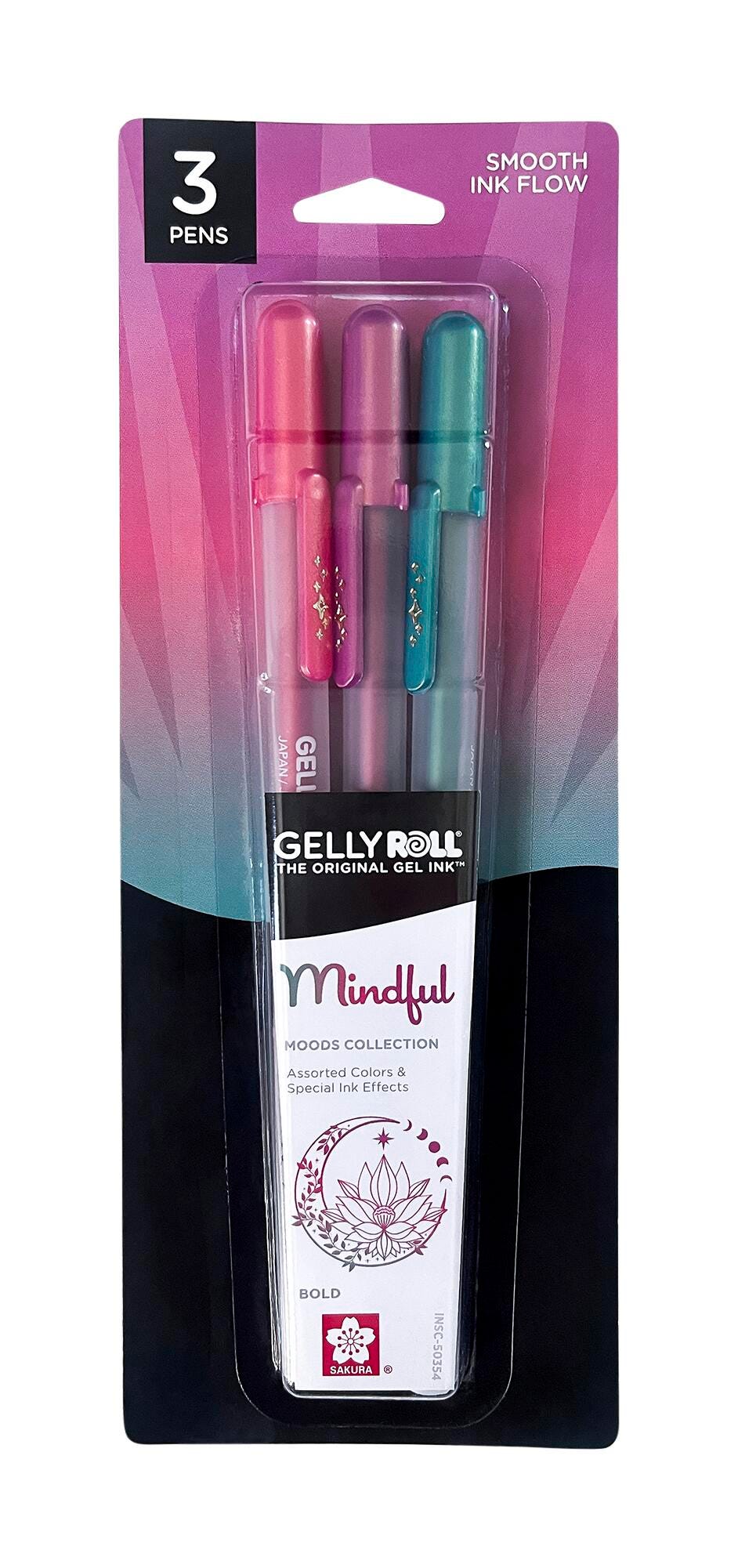 PEN GELLY ROLL MOODS MINDFUL SET OF 3