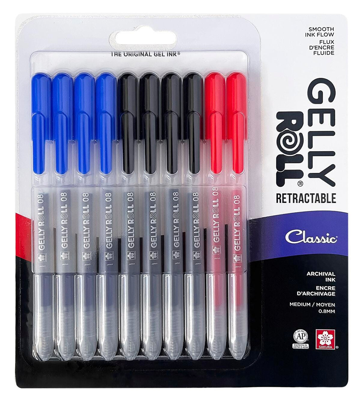 PEN GELLY ROLL RT CLASSIC SET OF 10