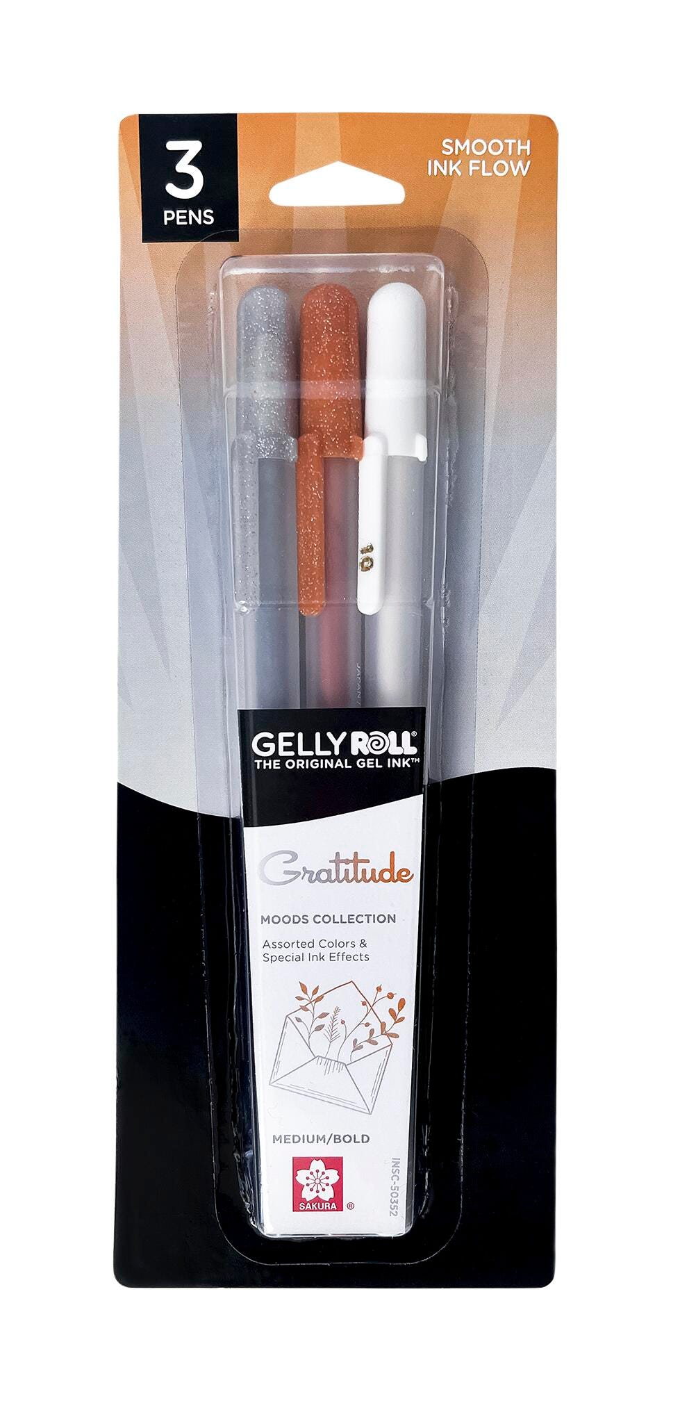 PEN GELLY ROLL MOODS GRATITUDE SET OF 3
