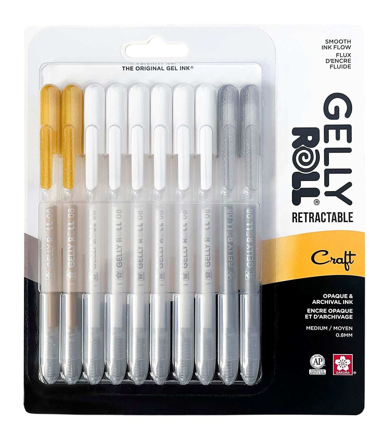 PEN GELLY ROLL RT CRAFT PACK SET OF 10