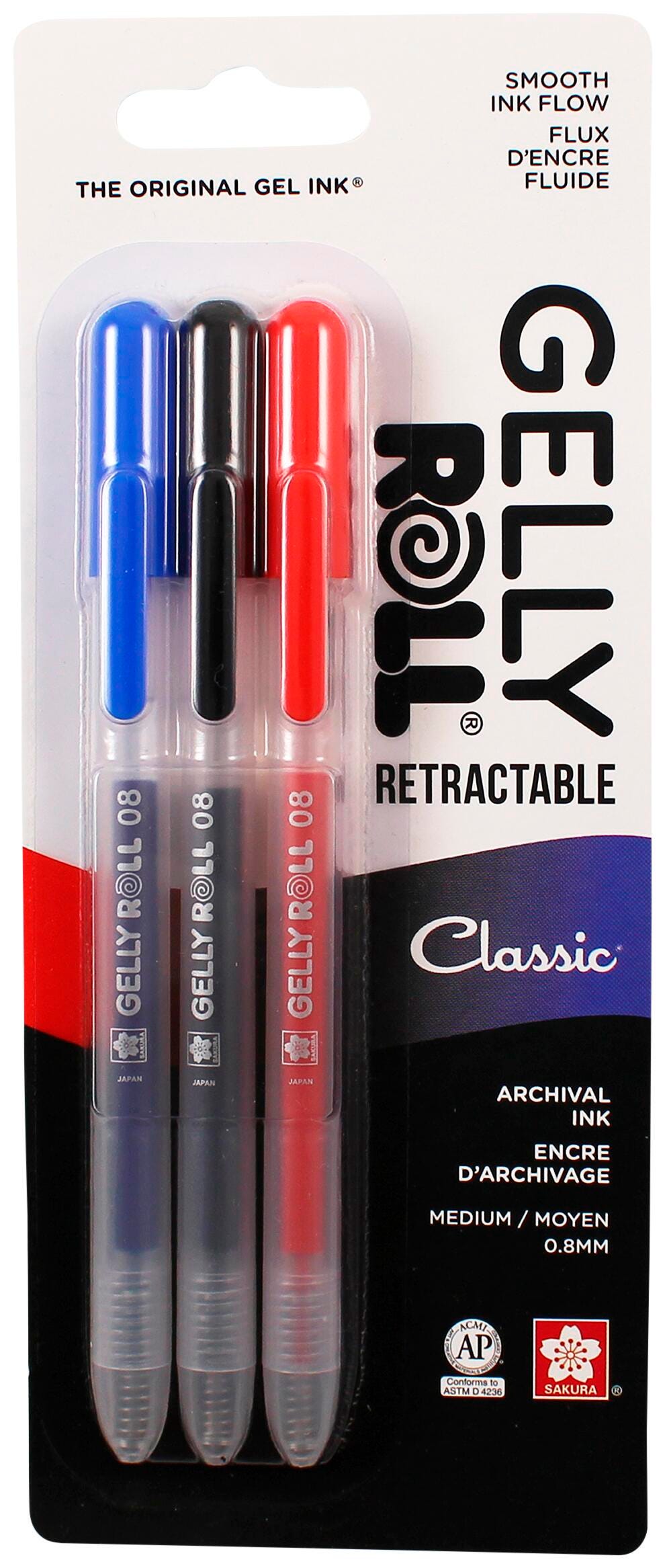PEN GELLY ROLL RT CLASSIC SET OF 3