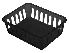 STORAGE BASKET STOREX 6 X 5 BLACK PACK OF 12