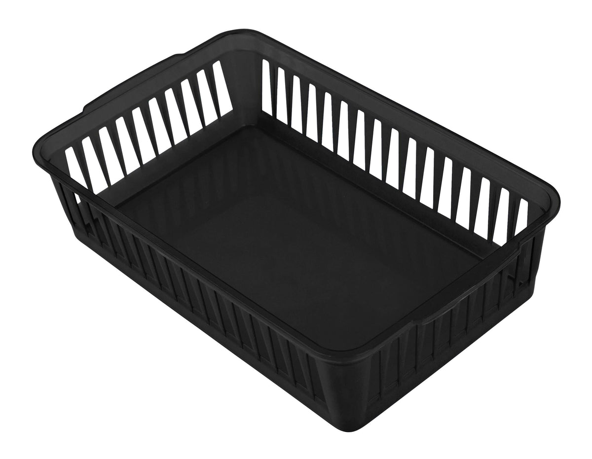 STORAGE BASKET STOREX 10 X 6 BLACK PACK OF 12