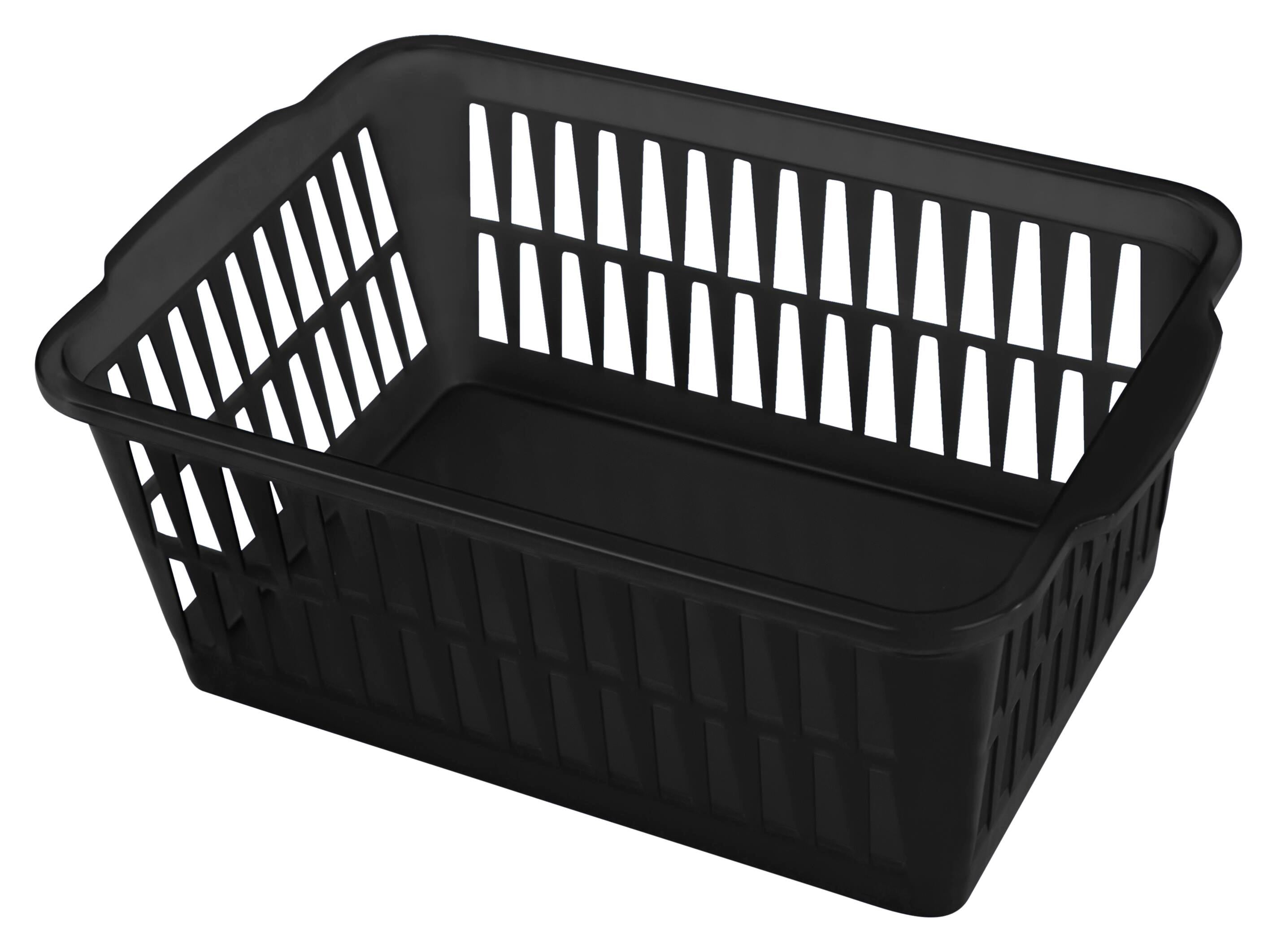 STORAGE BASKET STOREX 11 X 7 BLACK PACK OF 12
