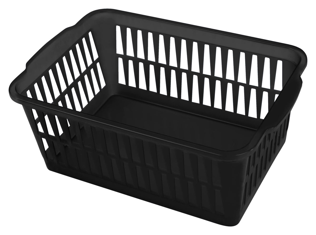 STORAGE BASKET STOREX 11 X 7 BLACK PACK OF 12