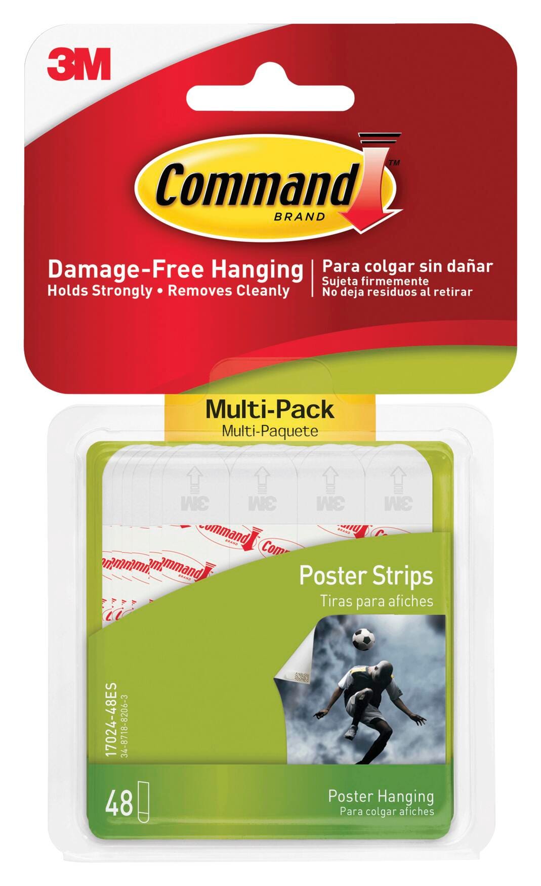 STRIPS COMMAND POSTER WHITE PACK OF 48