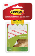 STRIPS COMMAND POSTER WHITE PACK OF 136