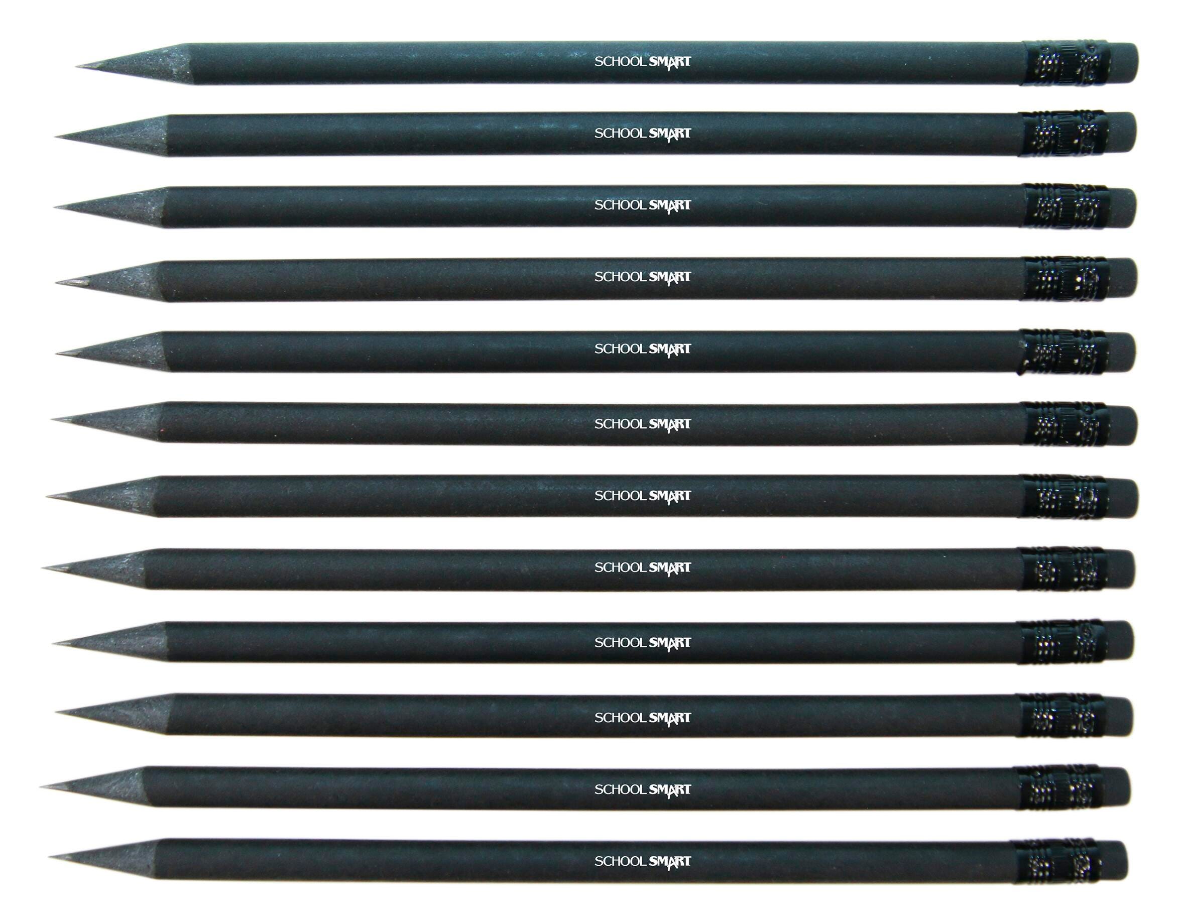 PENCIL PRESHARPENED BIOFIBER BLACK PACK OF 12