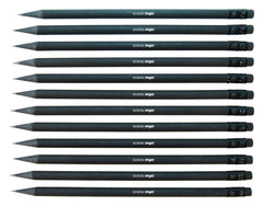 PENCIL PRESHARPENED BIOFIBER BLACK PACK OF 12