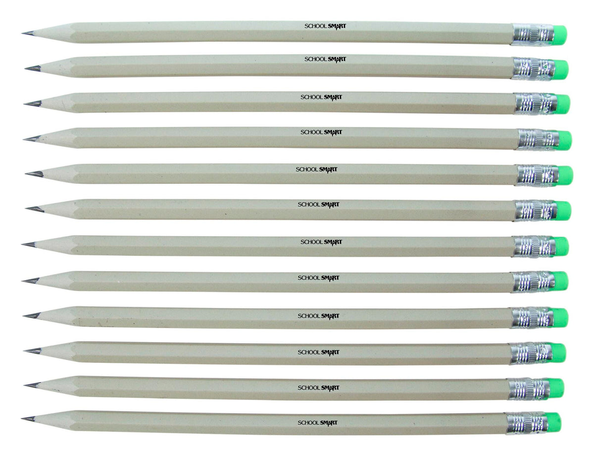PENCIL PRESHARPENED BIOFIBER NATURAL PACK OF 12