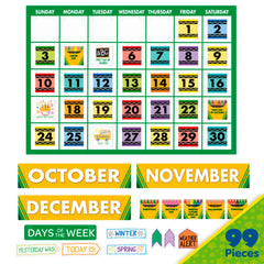 CALENDAR CRAYOLA BULLETIN BOARD SET