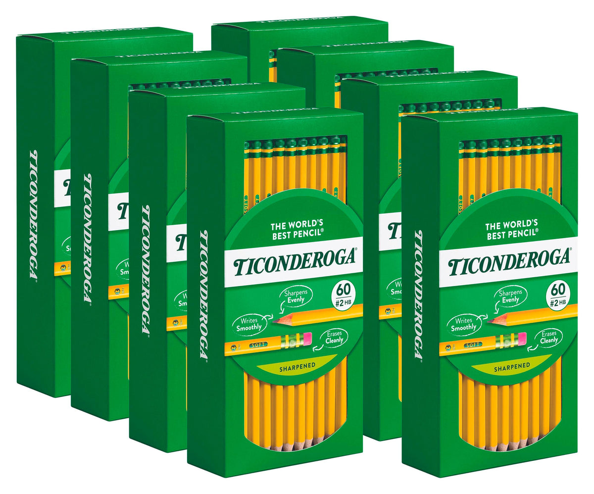 PENCIL PRESHARPENED TICONDEROGA #2 PACK OF 480