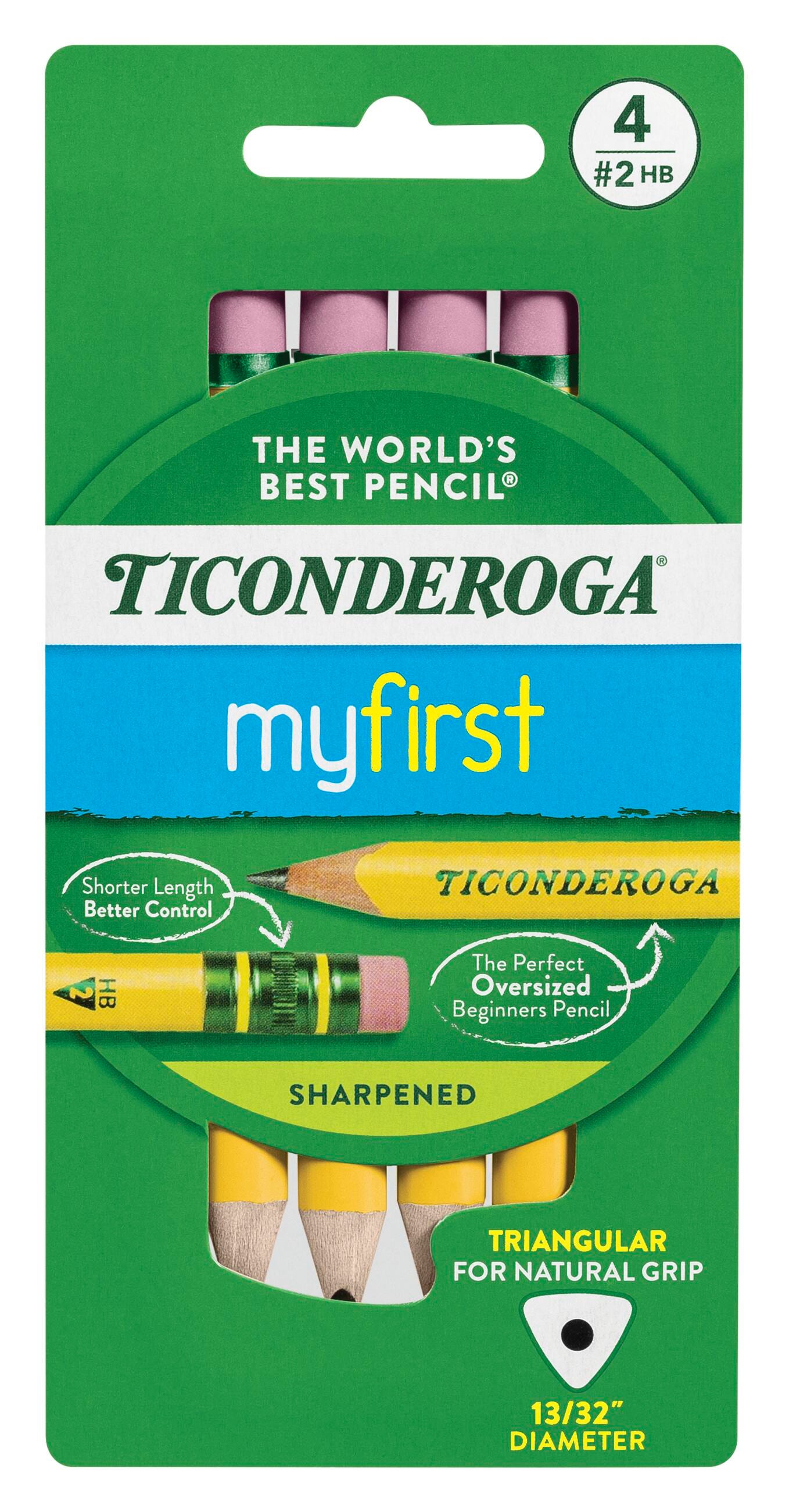 PENCIL PRESHARPENED TICONDEROGA MY FIRST NO2 PACK OF 4