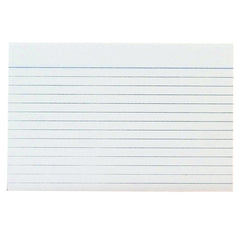 Ix/Cd 152X102Mm 6Mmruled Wht Pk1000