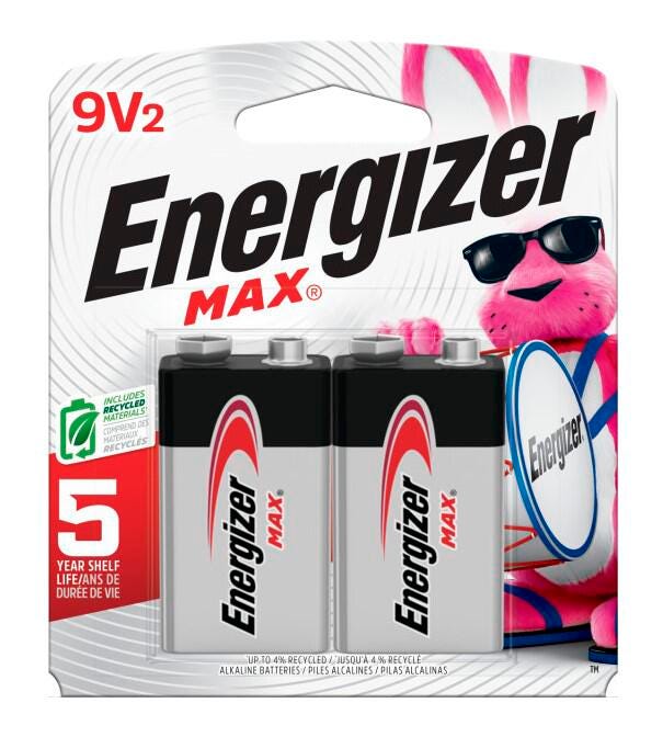ENERGIZER MAX ALKALINE 9V-2