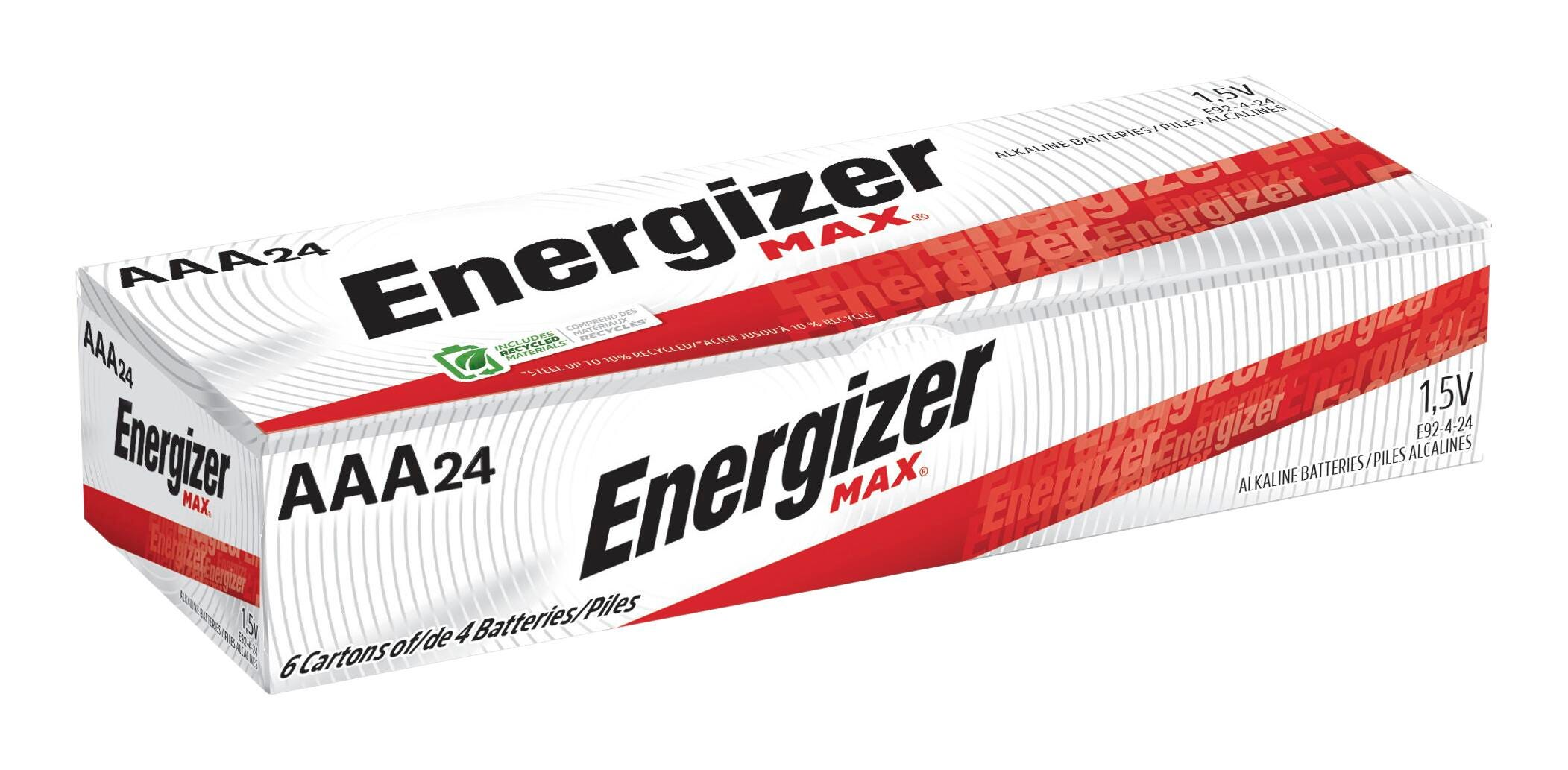 BATTERY - ENERGIZER MAX ALKALINE AAA BATTERY - PACK OF 24