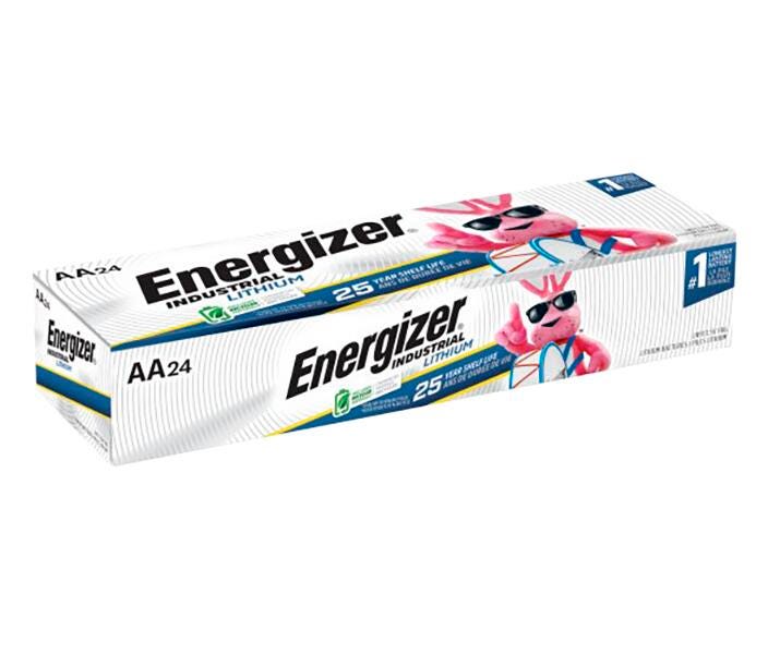 BATTERY - ENERGIZER INDUSTRIAL LITHIUM AA BATTERY - PACK OF 24