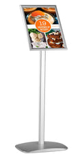 UVP - SILVER SWIVEL SNAP FRAME MENU STAND- 8 1/2 X 11 IN