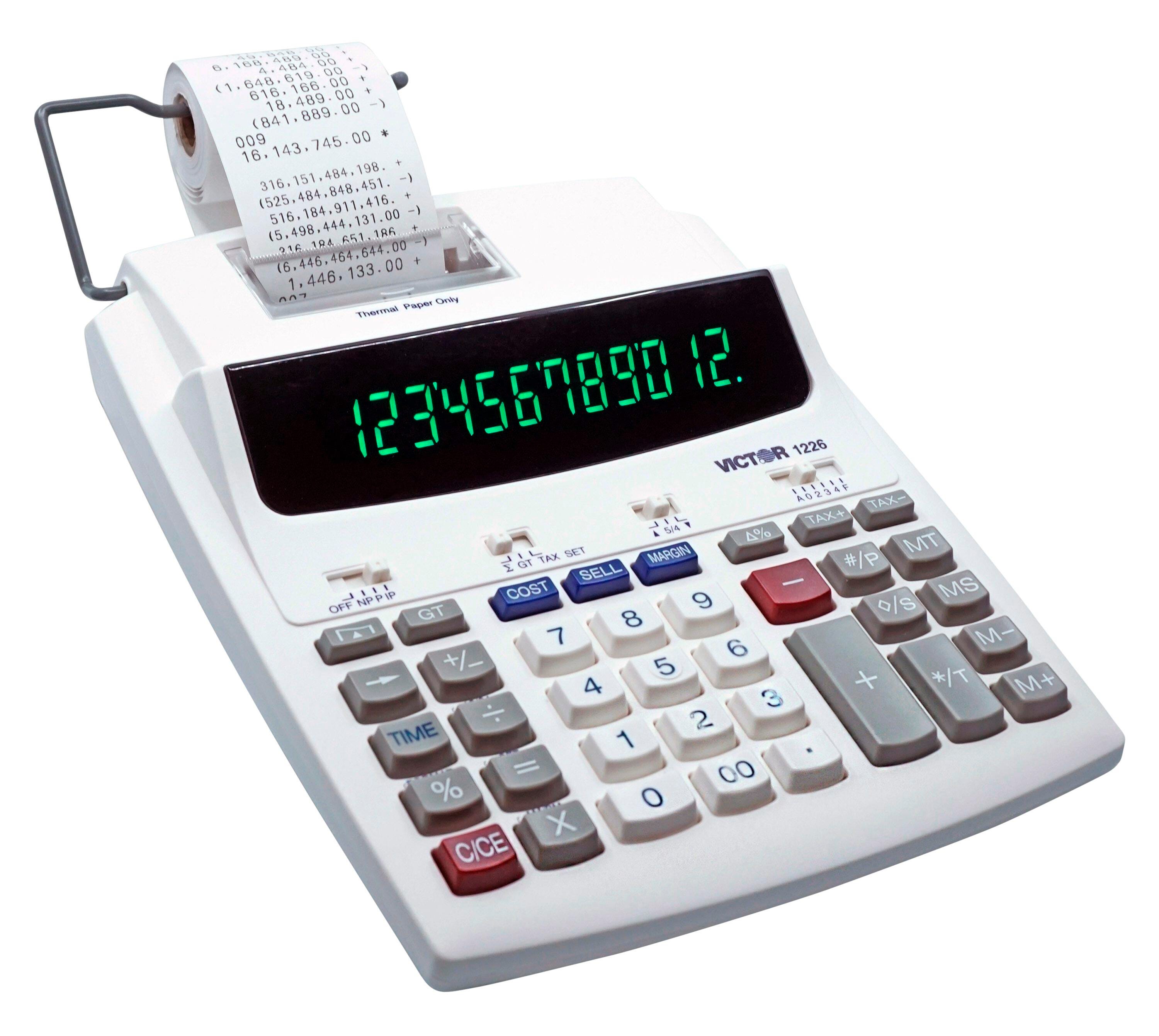 VICTOR 12 DIGIT THERMAL PRINTING CALCULATOR