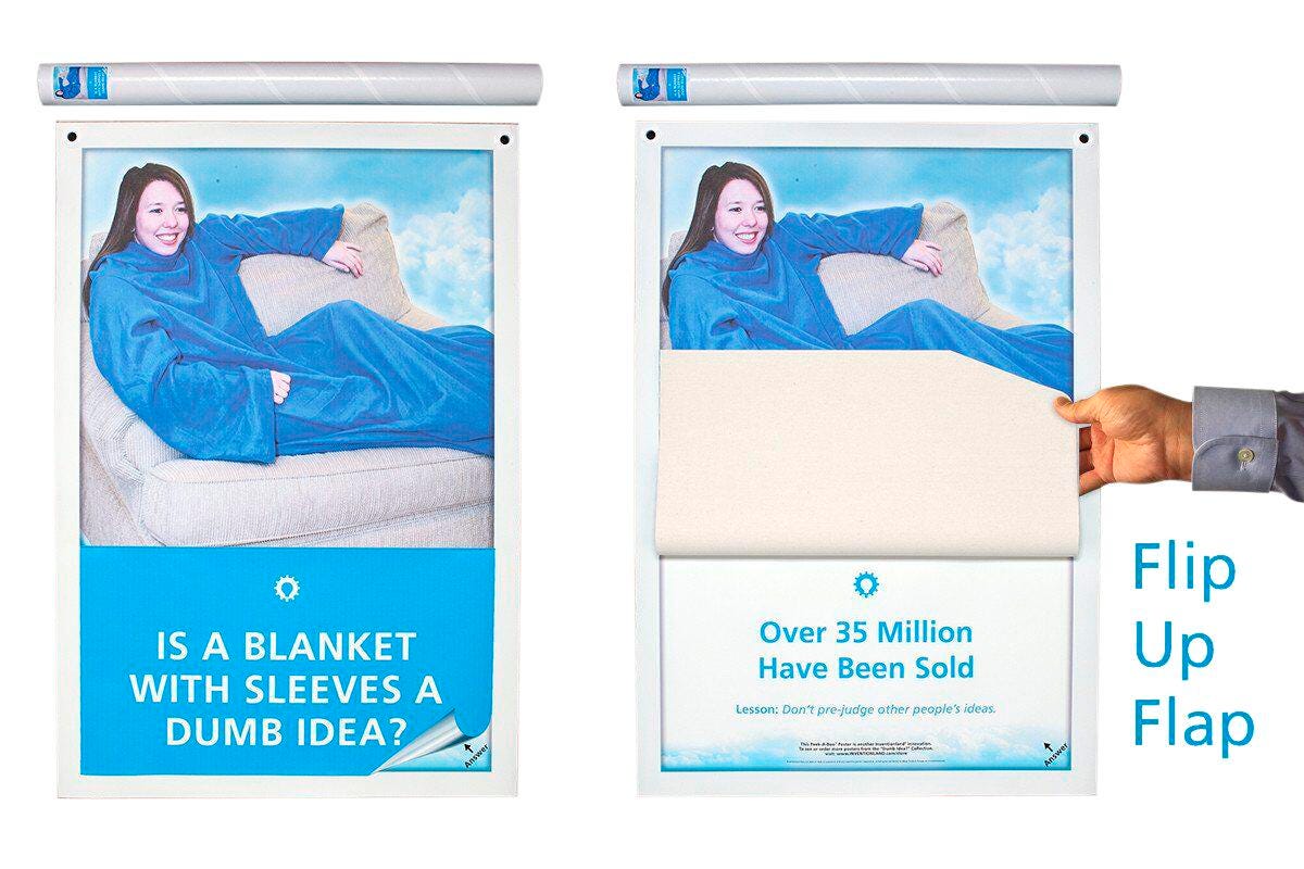 A DUMB IDEA BLANKET WITH SLEEVES